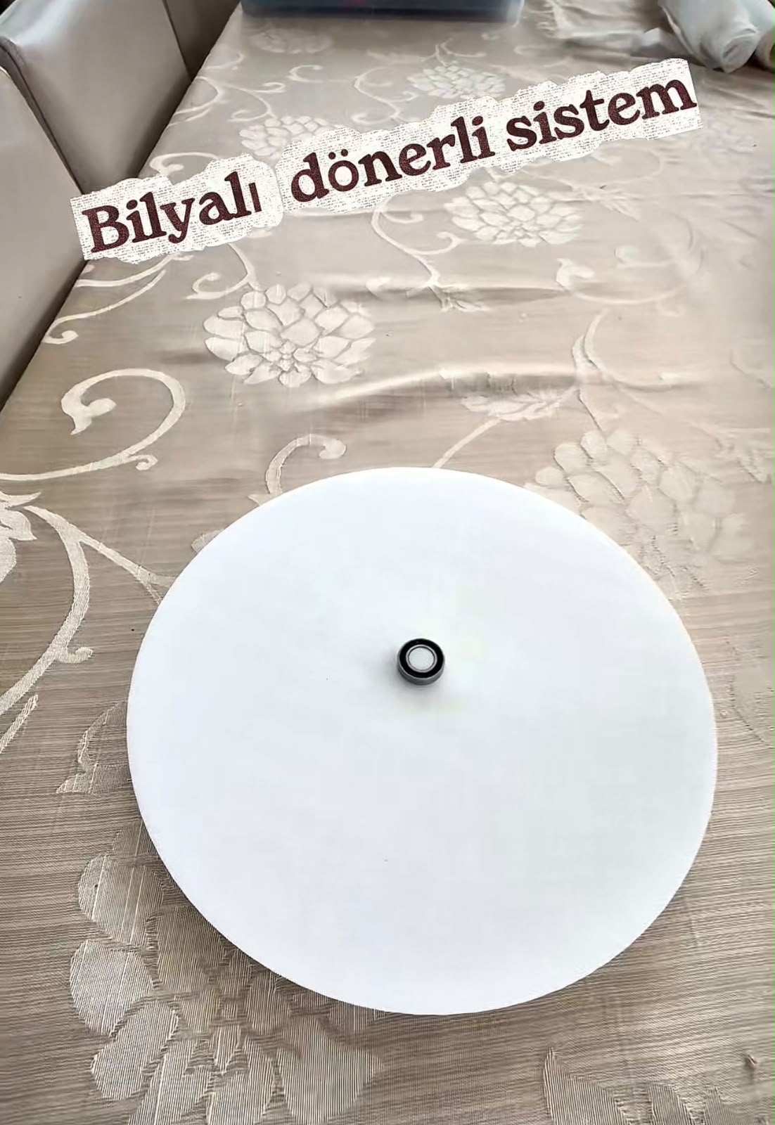 80 adet iplik standı bilyalı sistem detayı